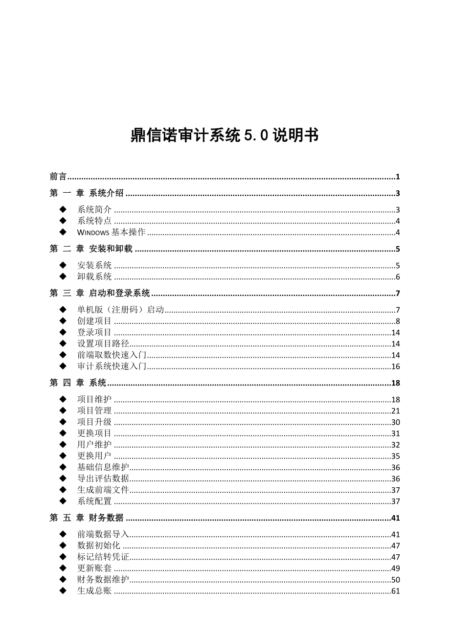 鼎信诺审计系统5000使用说明书.doc_第1页