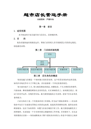 超市店长营运手册.doc