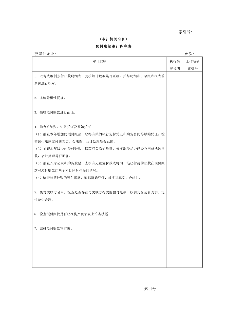 财务制度 审计实施 流动资产.doc_第1页