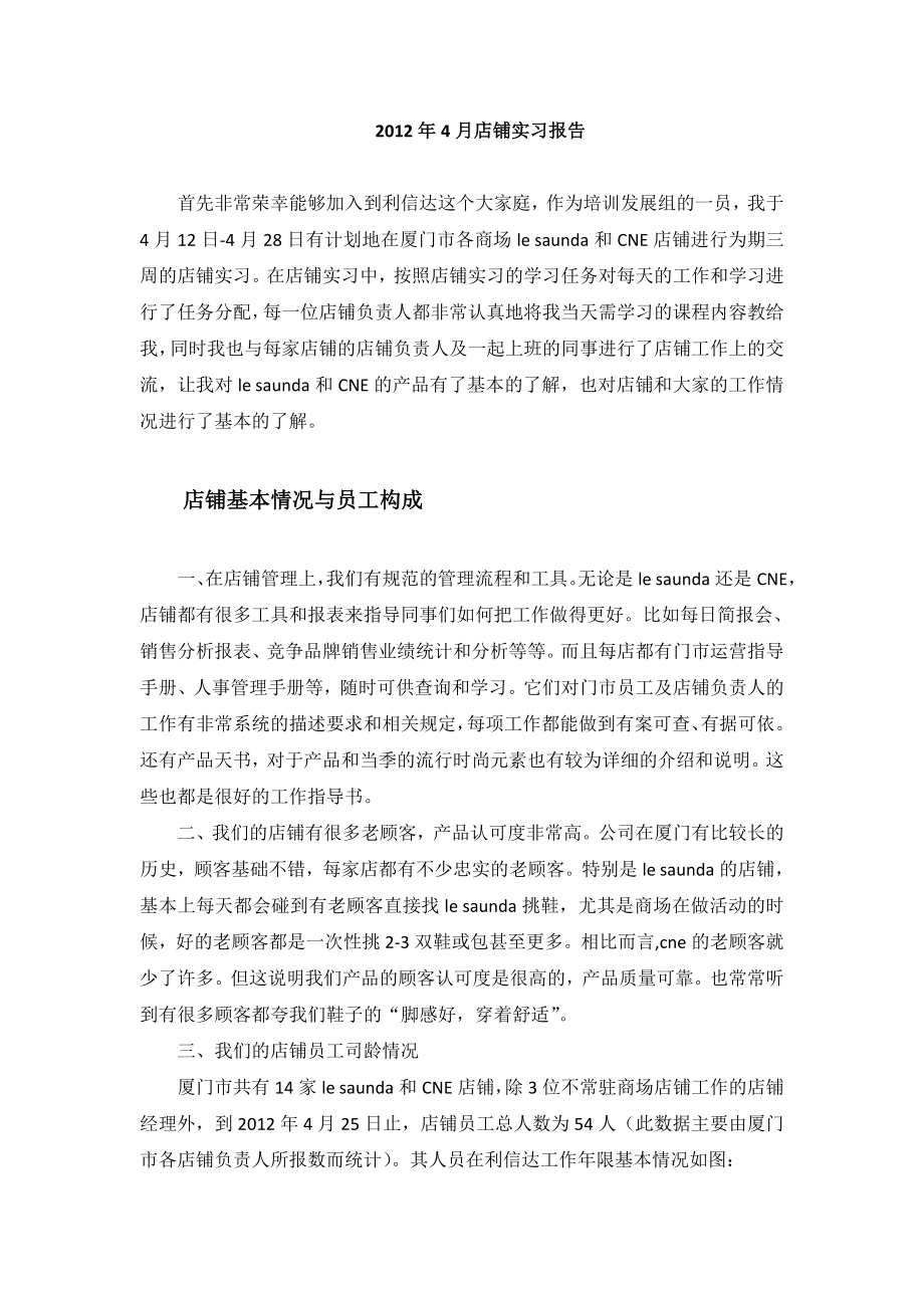 零售店铺实习报告.doc_第1页