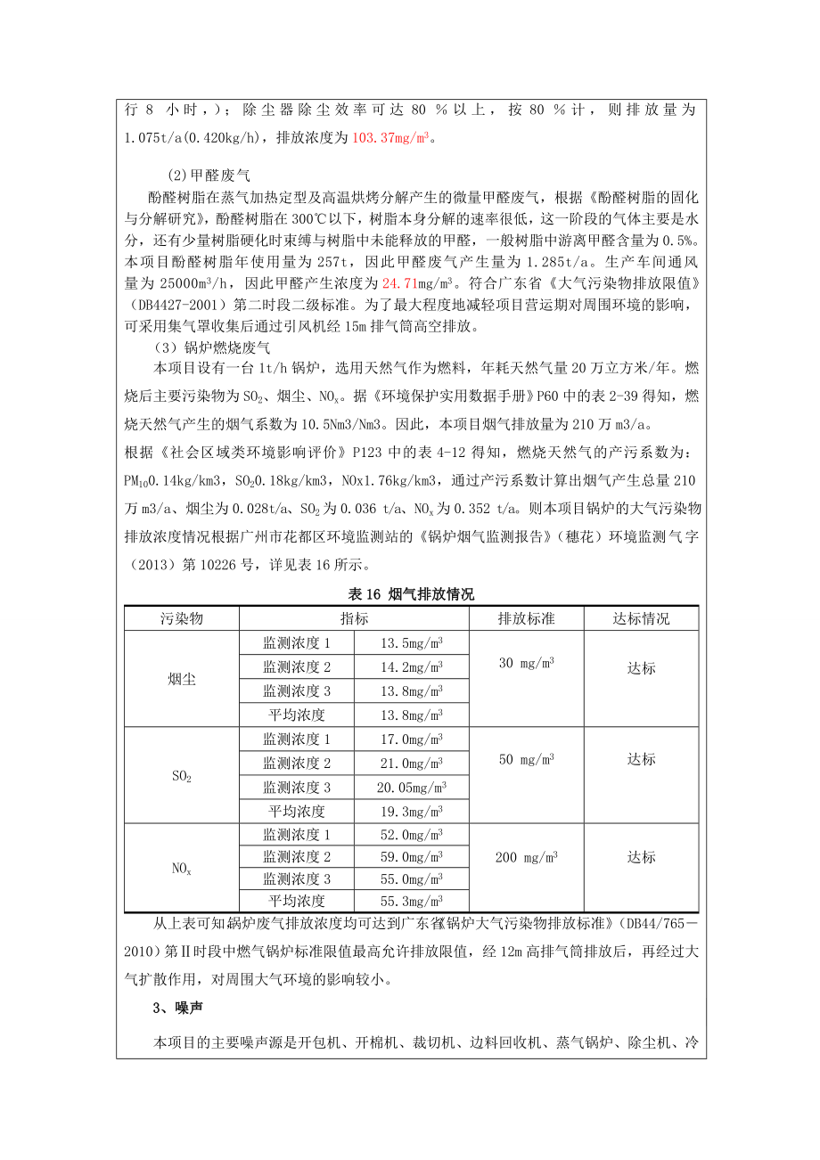 半固化毛毡生产线项目建设项目环境影响报告表.doc_第3页