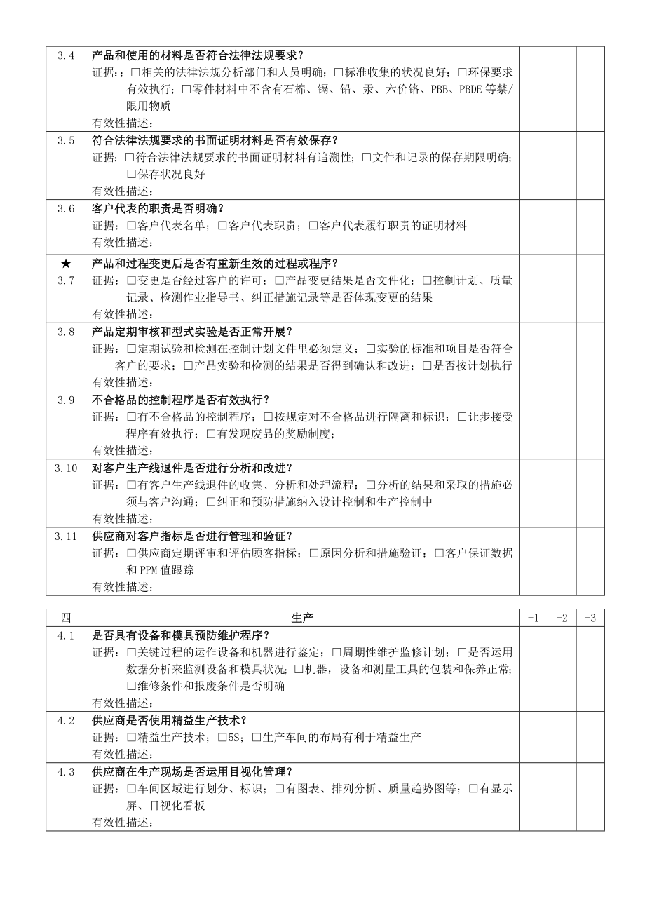 质量管理体系审核评价表.doc_第3页