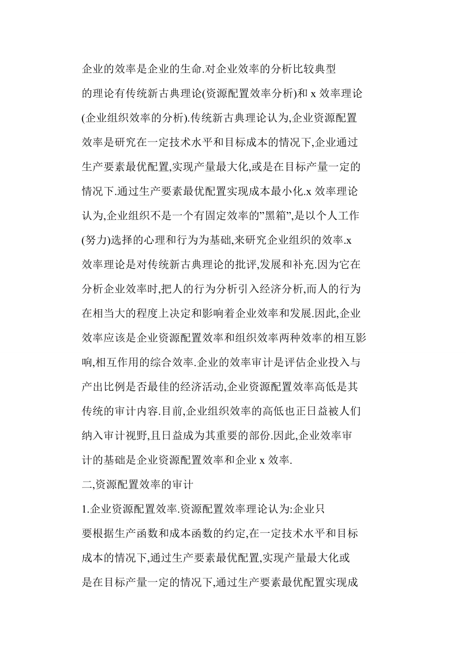 doc 企业效率审计的基础和标准.doc_第2页