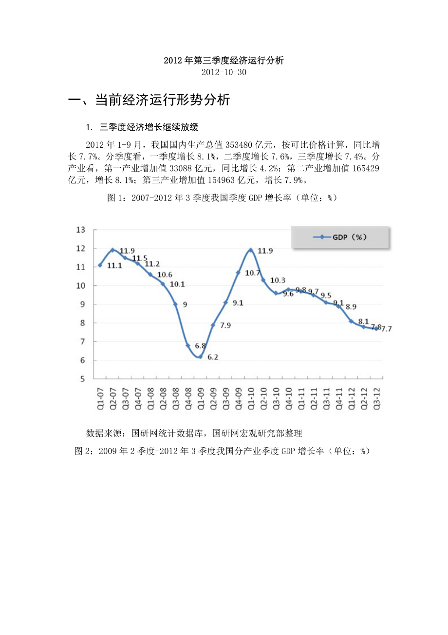 第三季度经济运行分析.doc_第1页