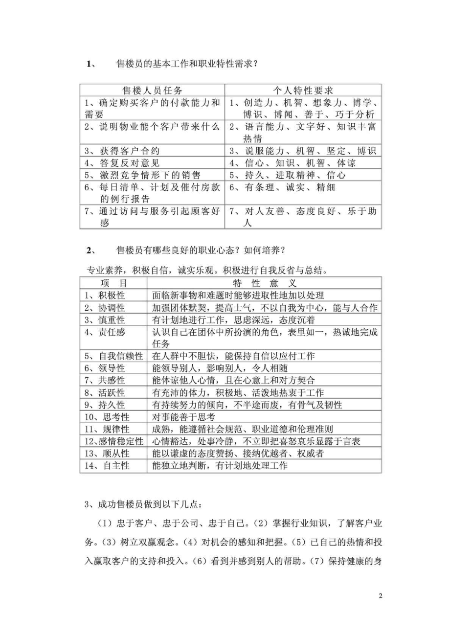 写字楼商铺销售技巧总结职业心态.doc_第2页