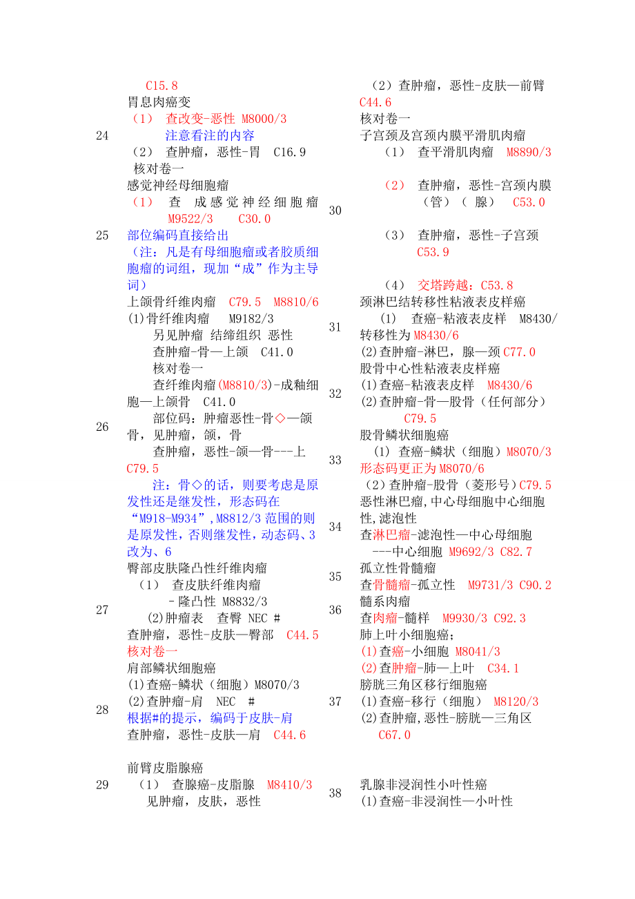 国际疾病分类编码练习题及查找步骤(疾病部分).doc_第3页