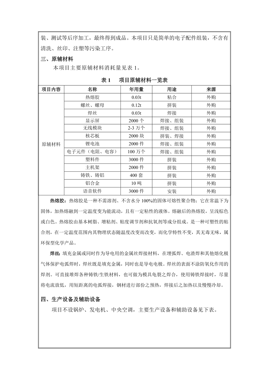 研发、销售、生产和服务体质测量仪器设备项目建设项目环境影响报告表.doc_第2页