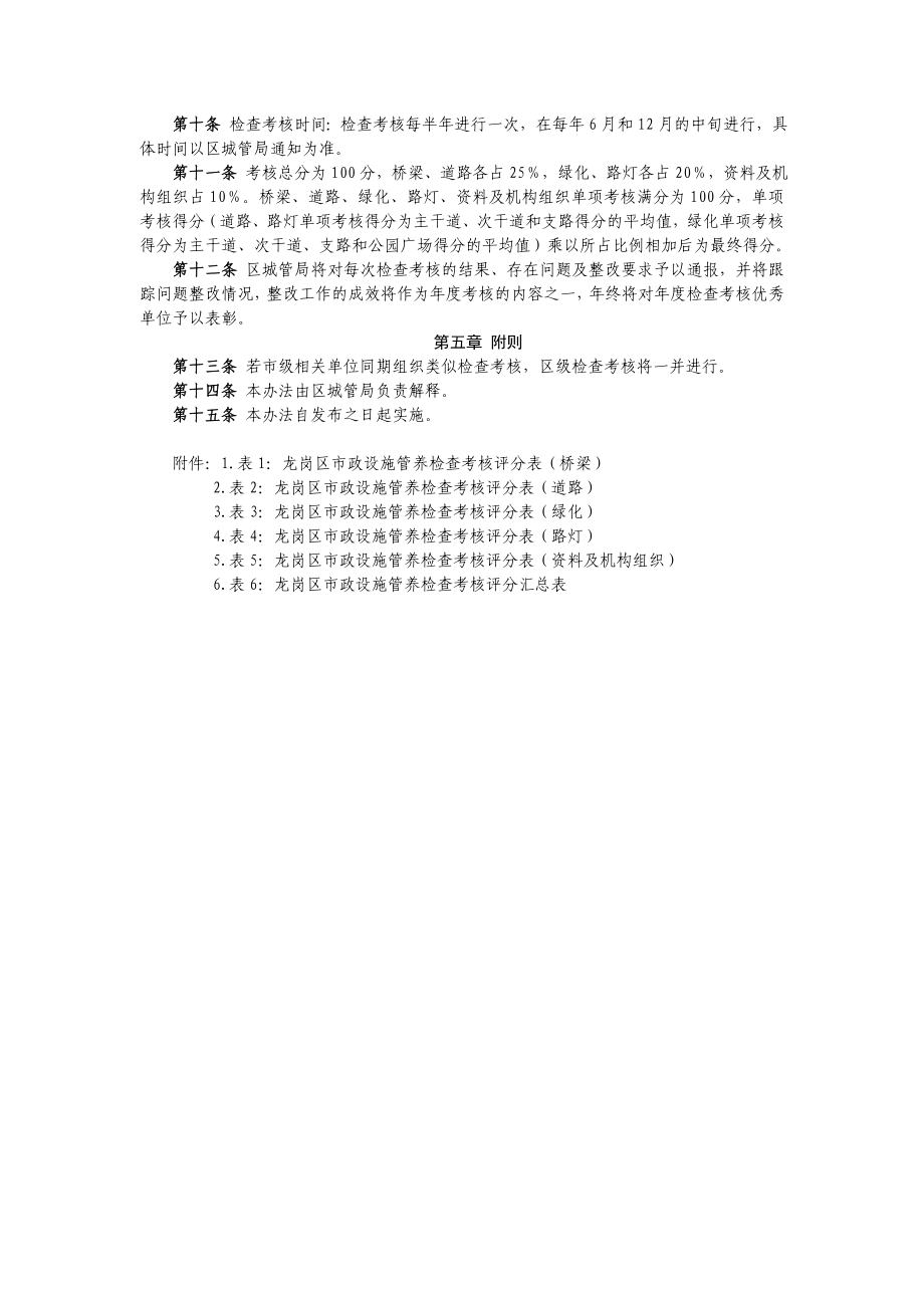 市政设施管养检查考核实施办法(试行).doc_第2页