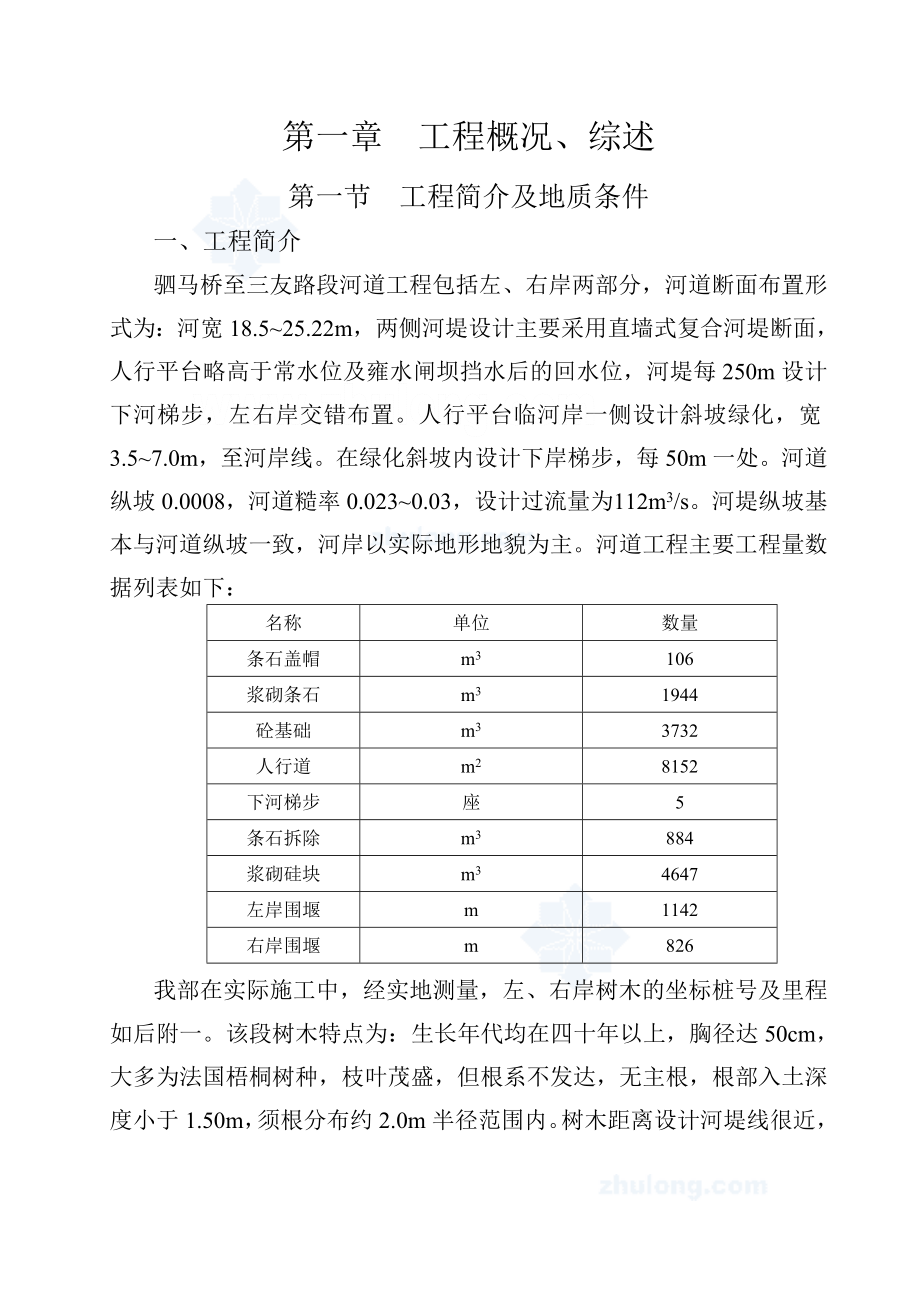 成都某河道工程管井井点降水施工方案.doc_第1页