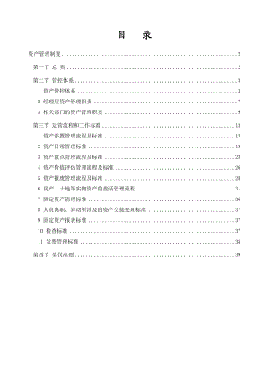 大型房地产集团：资产管理制度.doc