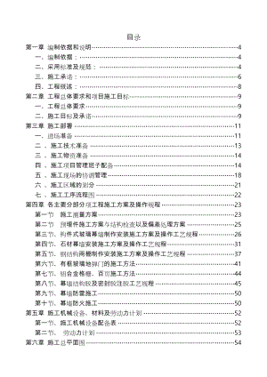 幕墙工程施工组织设计方案方案.doc