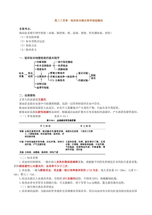 微生物检验临床标本微生物学检验概述.doc