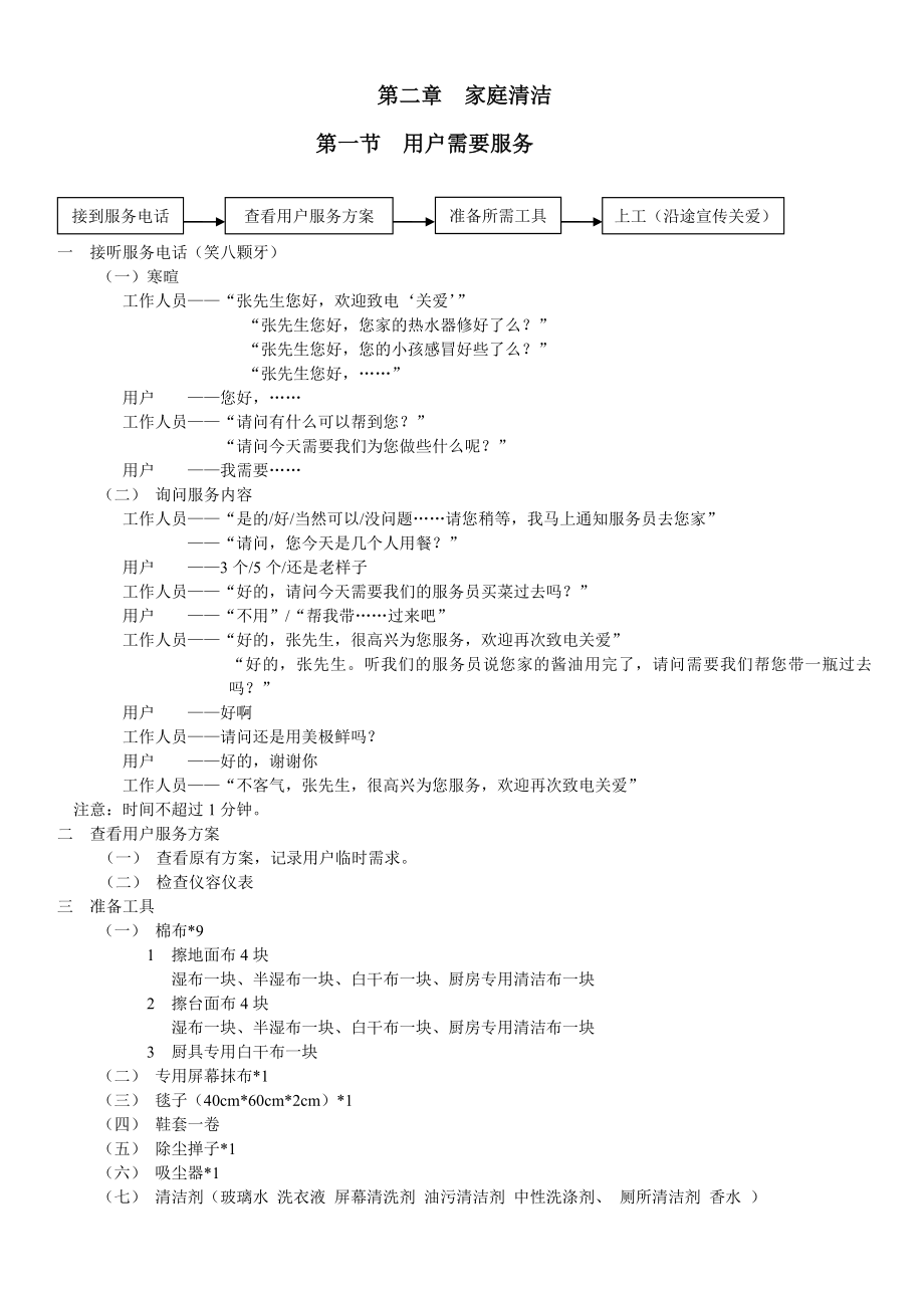 家居清洁流程(总).doc_第1页