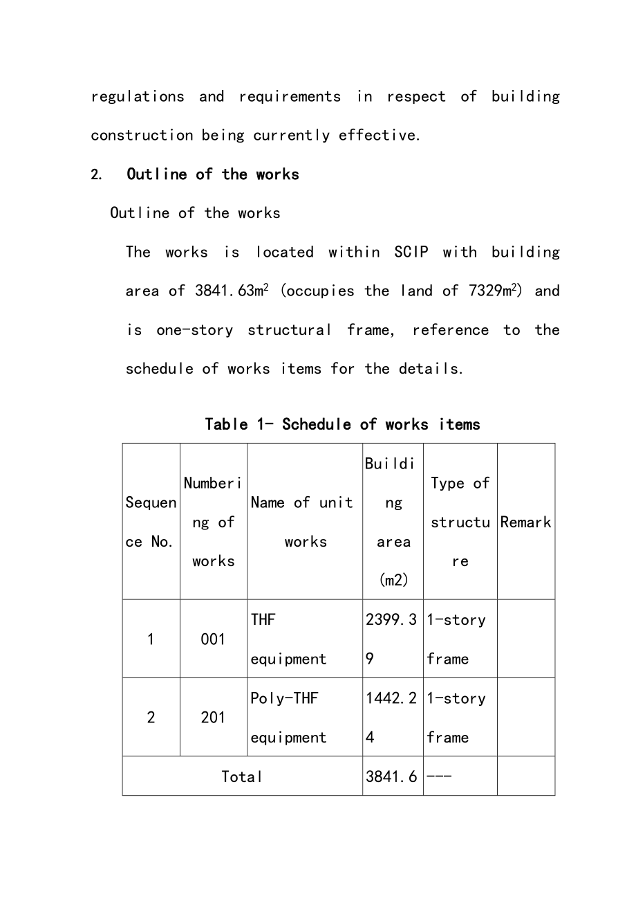 天津某工业厂房施工组织设计(英文).doc_第2页