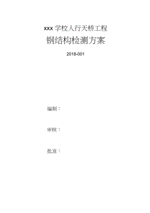 天桥钢结构桥梁检测方案.docx