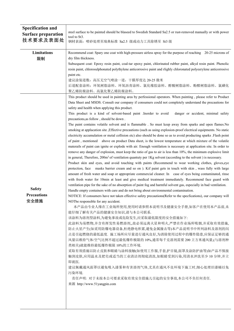 环氧铁红车间底漆的使用方法.doc_第2页