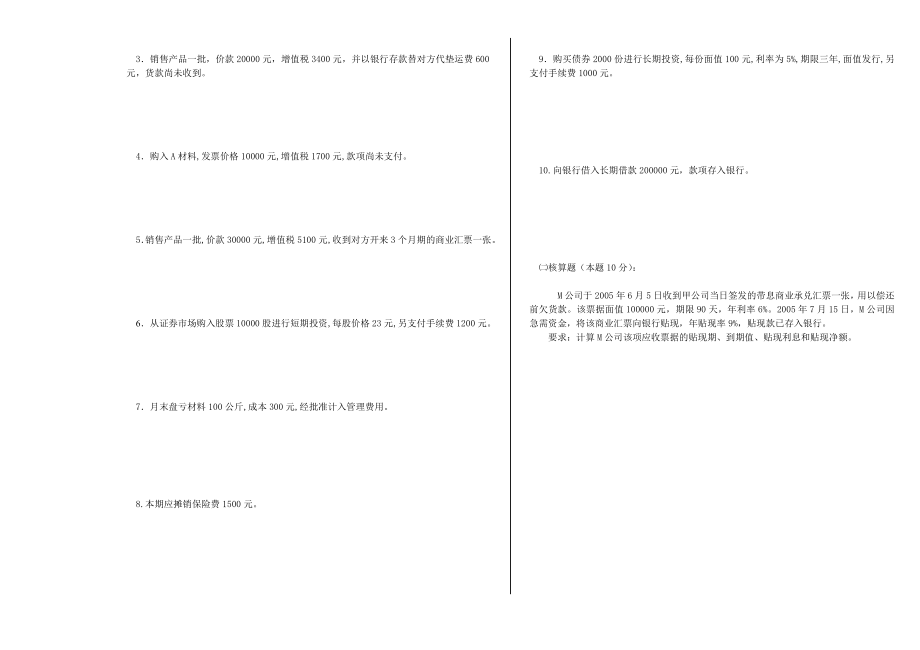 7月 9115中级财务会计试卷A.doc_第3页