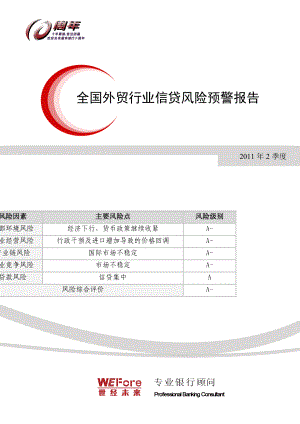 2季度全国外贸行业分析报告.doc