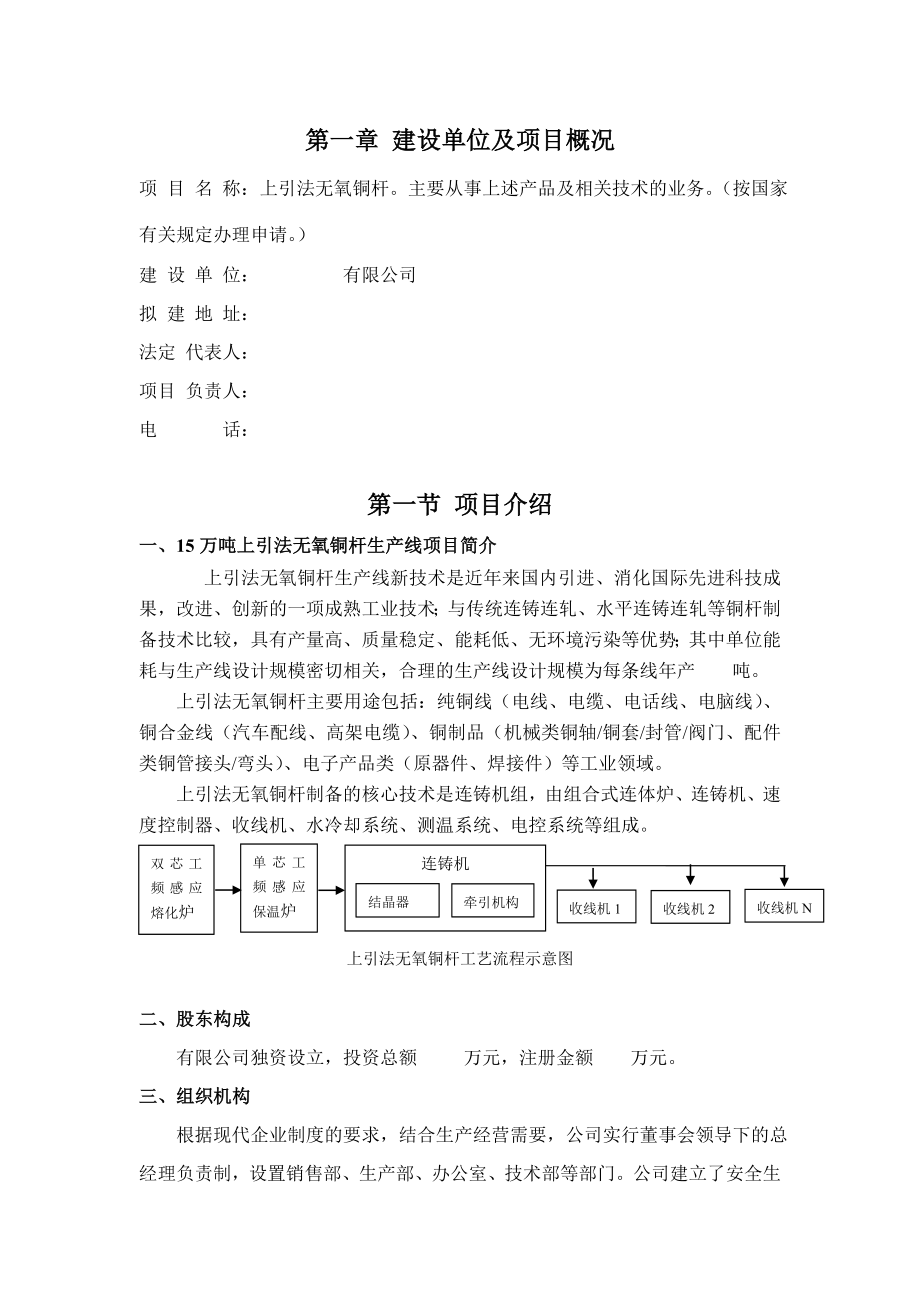 产万吨无氧光亮铜杆可行性研究报告1.doc_第2页