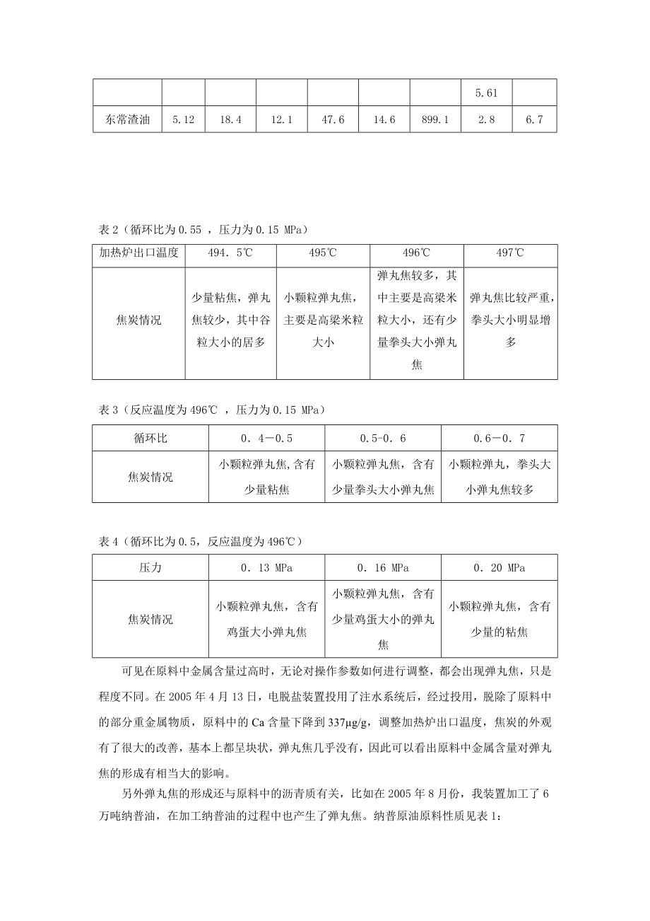 原油焦化弹丸焦的形成与防治弹丸焦形成与防治.doc_第3页