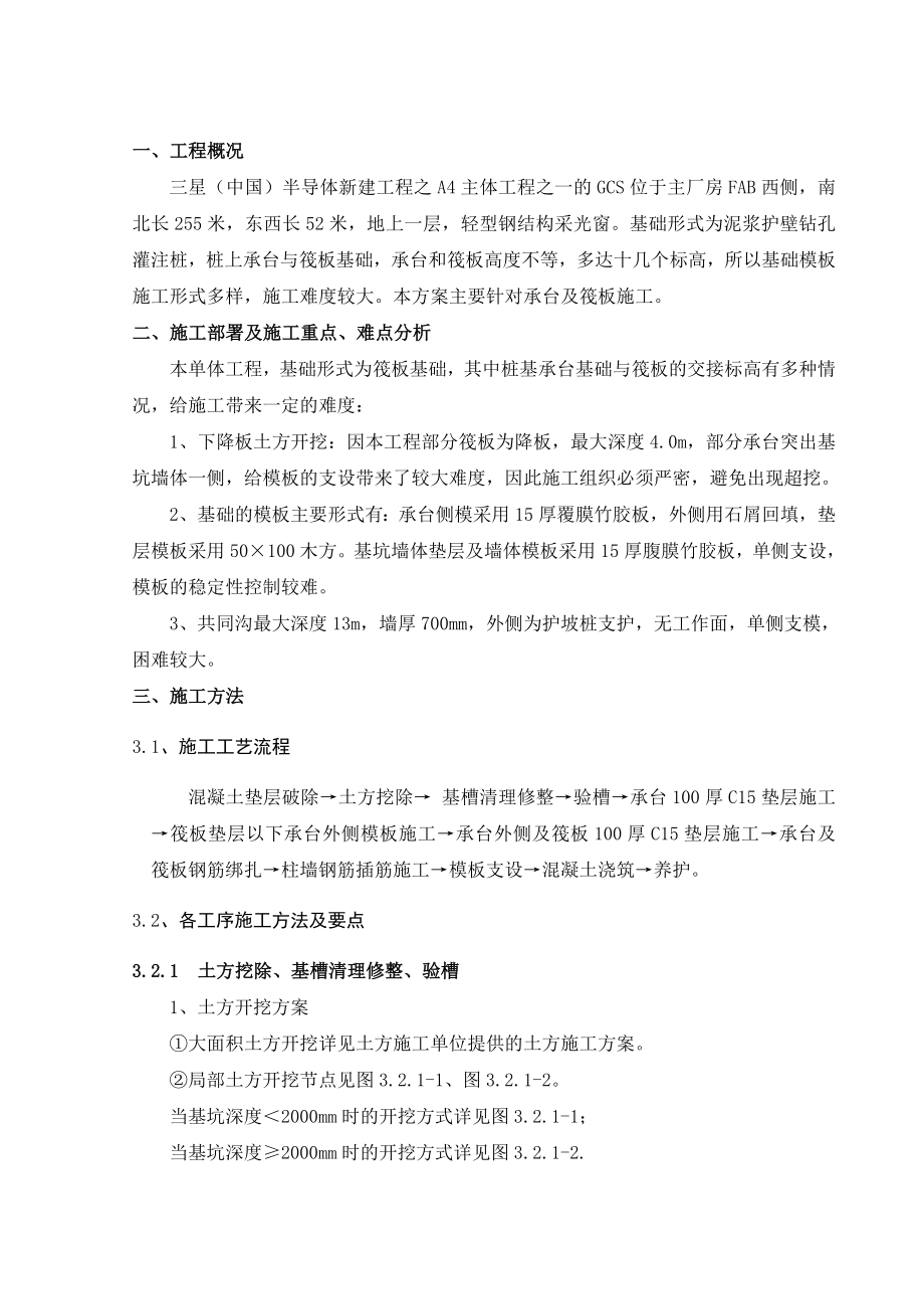 半导体新建项目GCS基础施工方案.doc_第1页