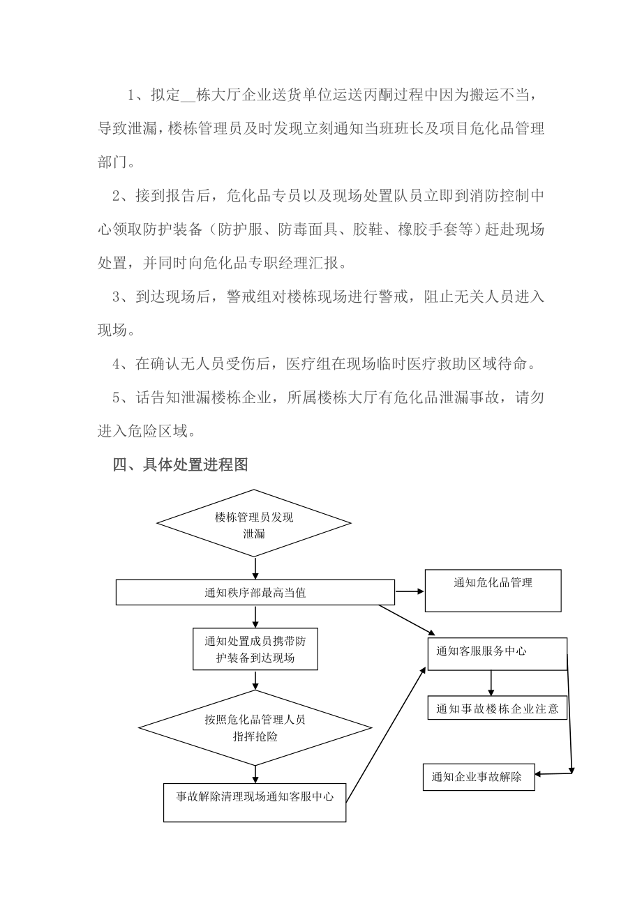 生命科技园危险化学品泄漏演习方案.doc_第3页