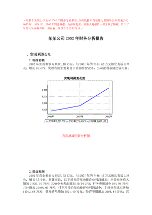 财务分析报告模板全集5.doc