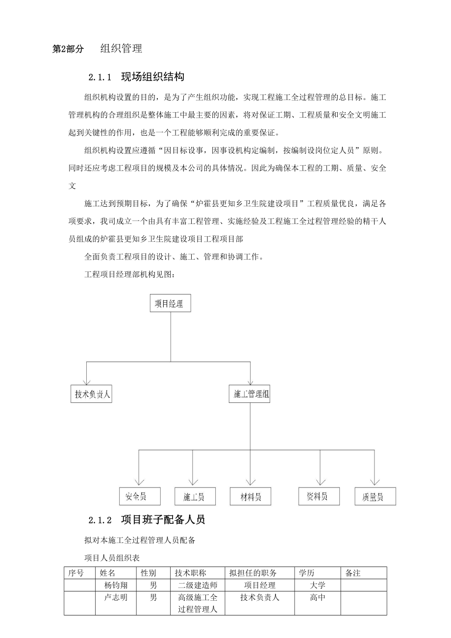 施工组织设计方案(简单)(工程部).doc_第2页