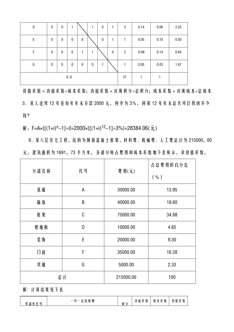 工程经济与管理计算题.doc_第2页