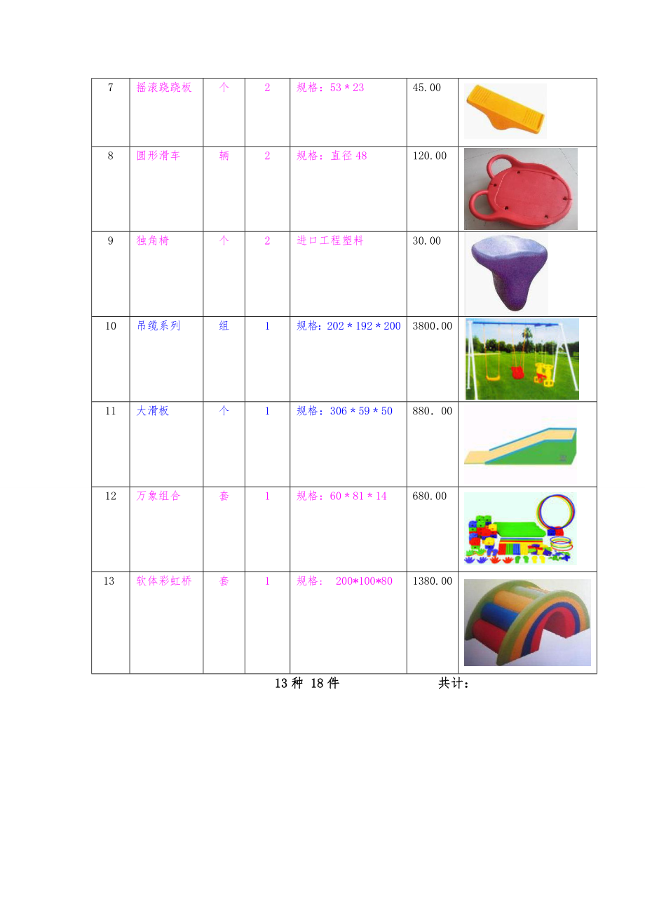 幼儿园早教：亲子园教具报价单.doc_第3页