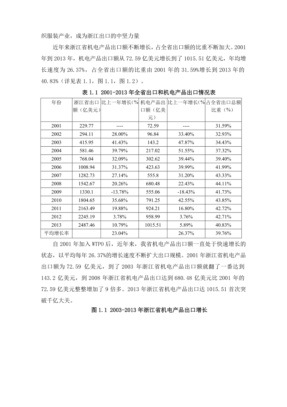 浙江省机电产品出口现状及对策研究.doc_第3页