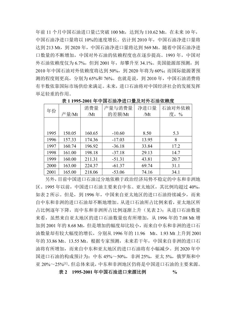 中国石油进口安全浅析.doc_第3页