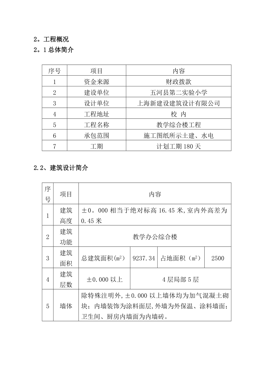 教学综合楼工程施工组织设计.doc_第3页