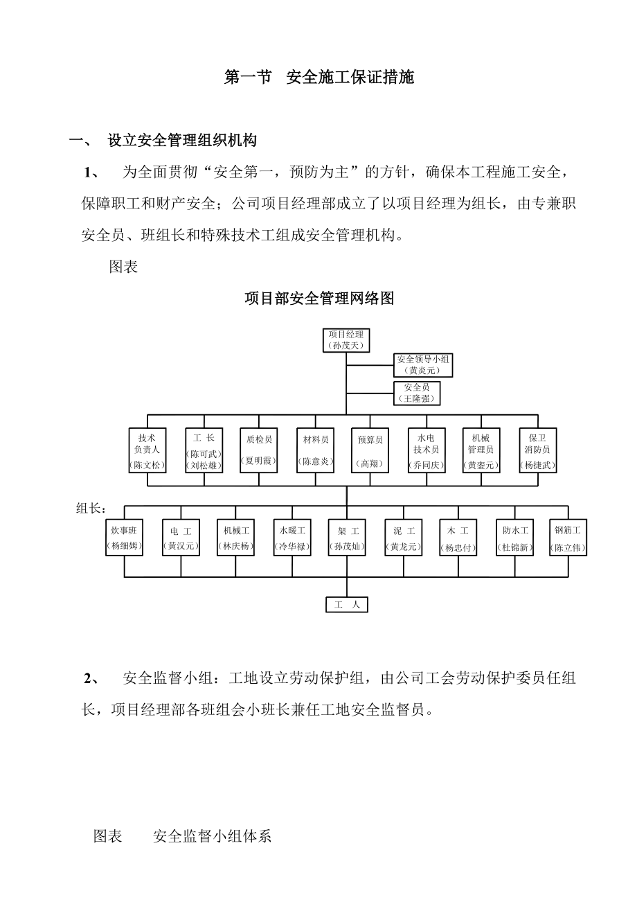 安全文明保证措施(内容).doc_第1页