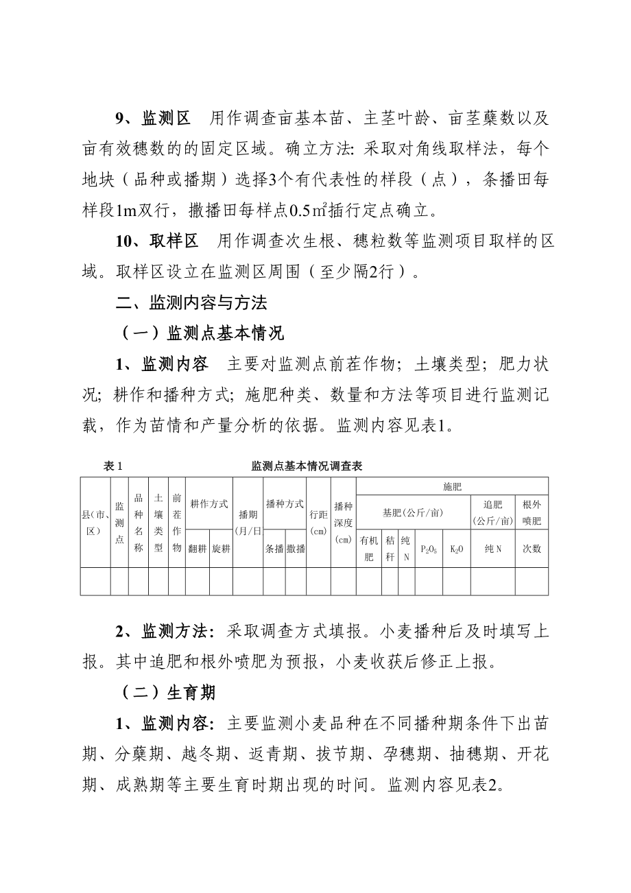 安徽省小麦苗情监测方案.doc_第2页