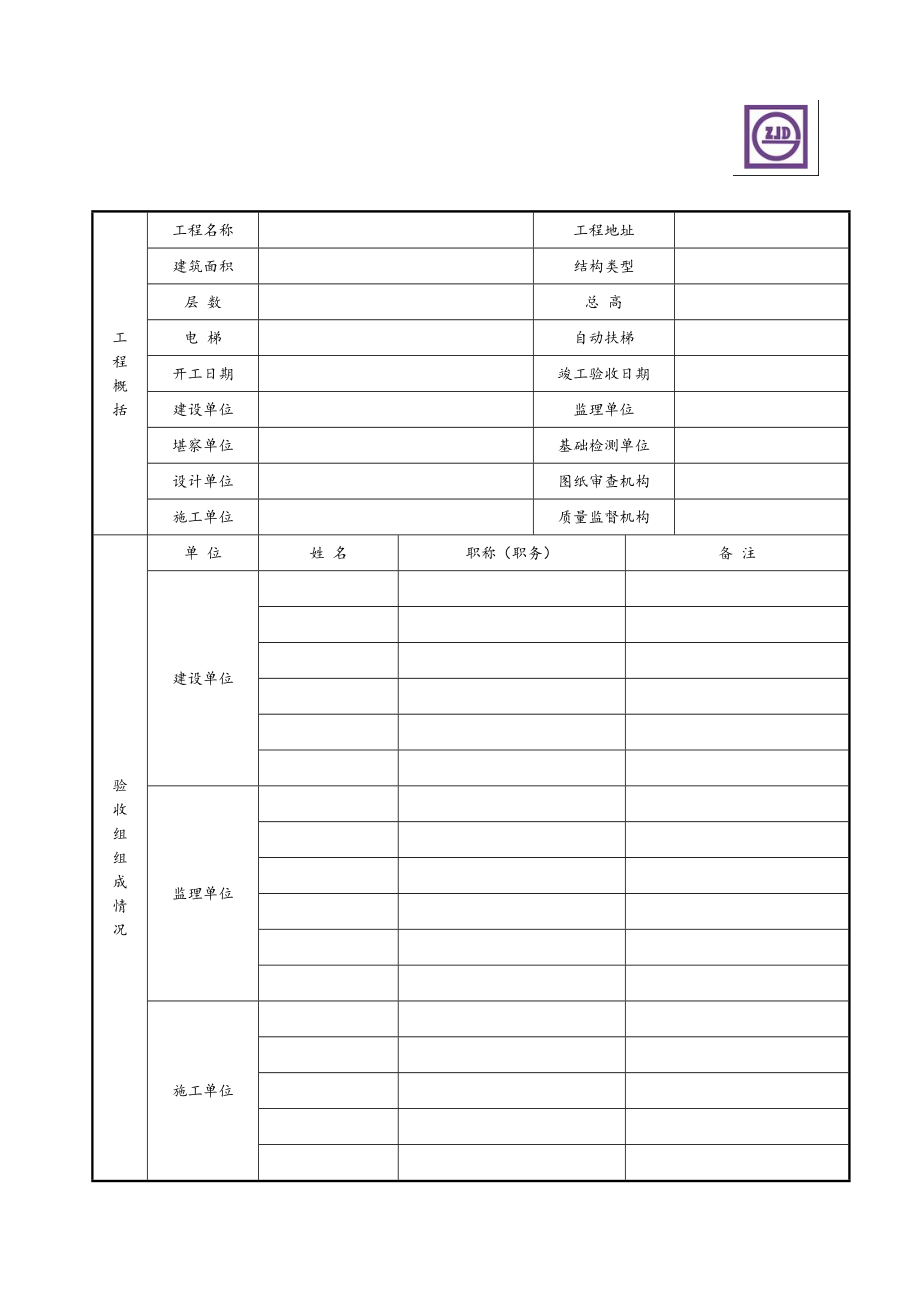 四川省房屋建筑工程和市政基础设施工程竣工验收报告.doc_第2页