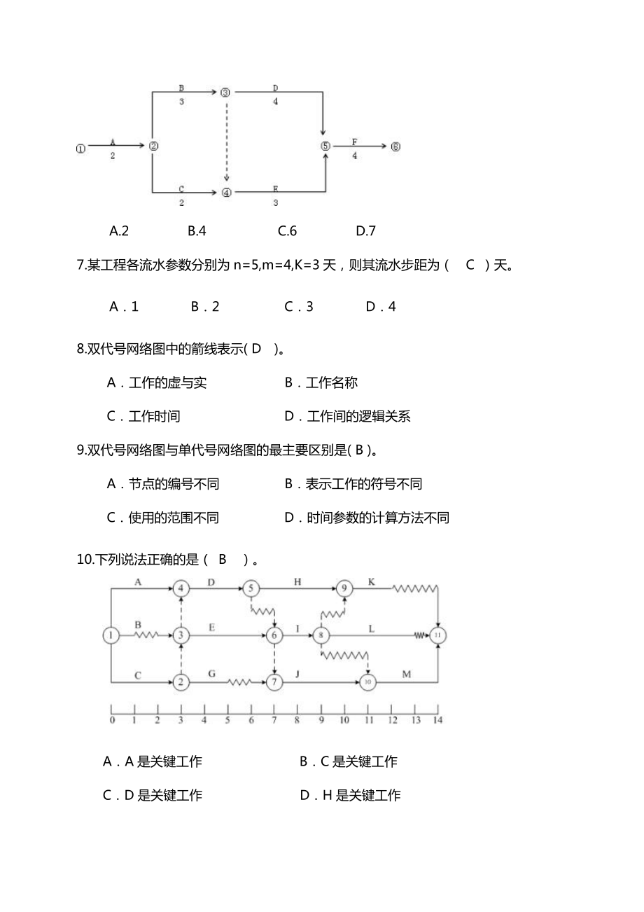 建筑工程项目管理形成性考核.doc_第3页