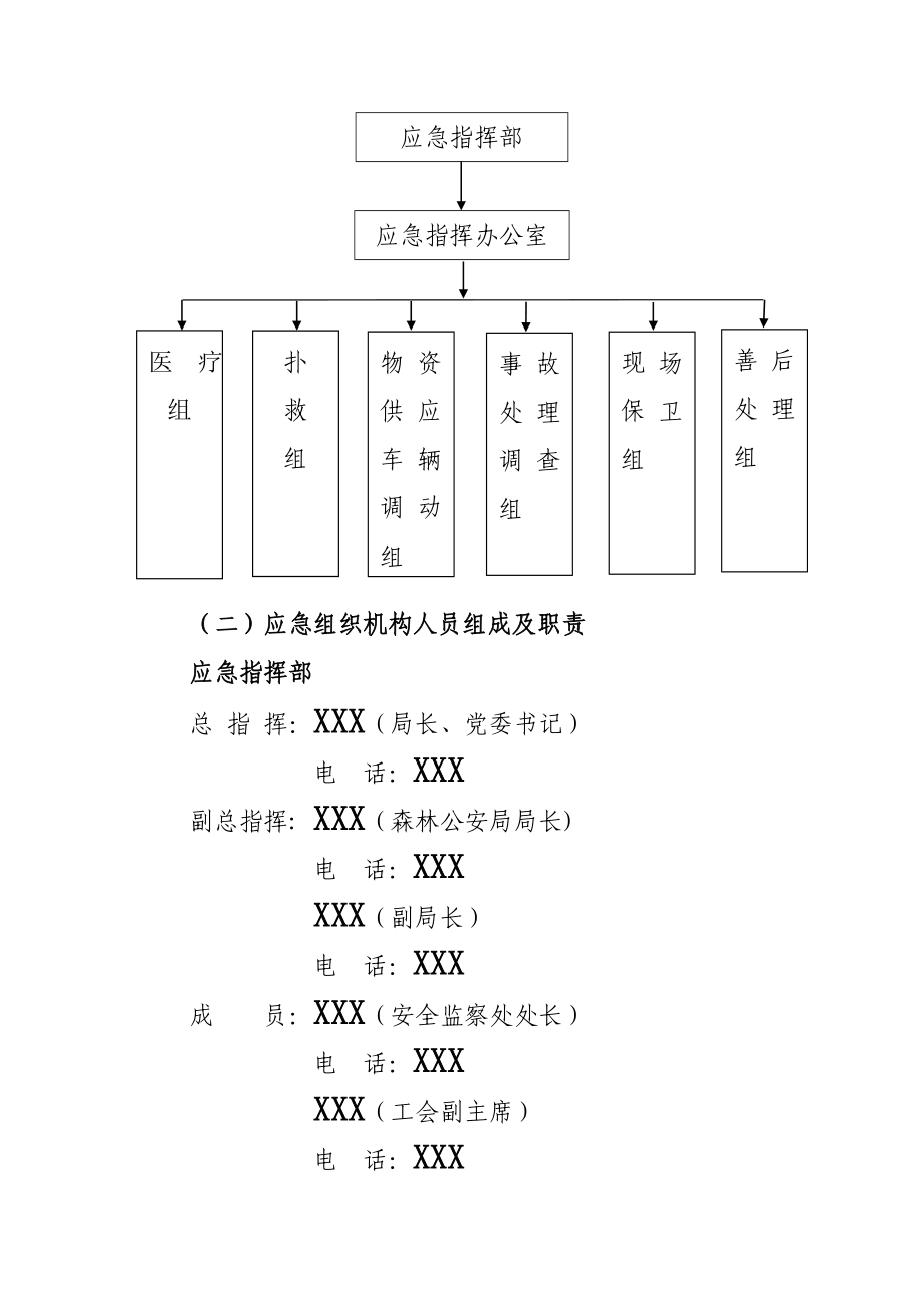 xx林业局消防安全应急处理预案.doc_第3页