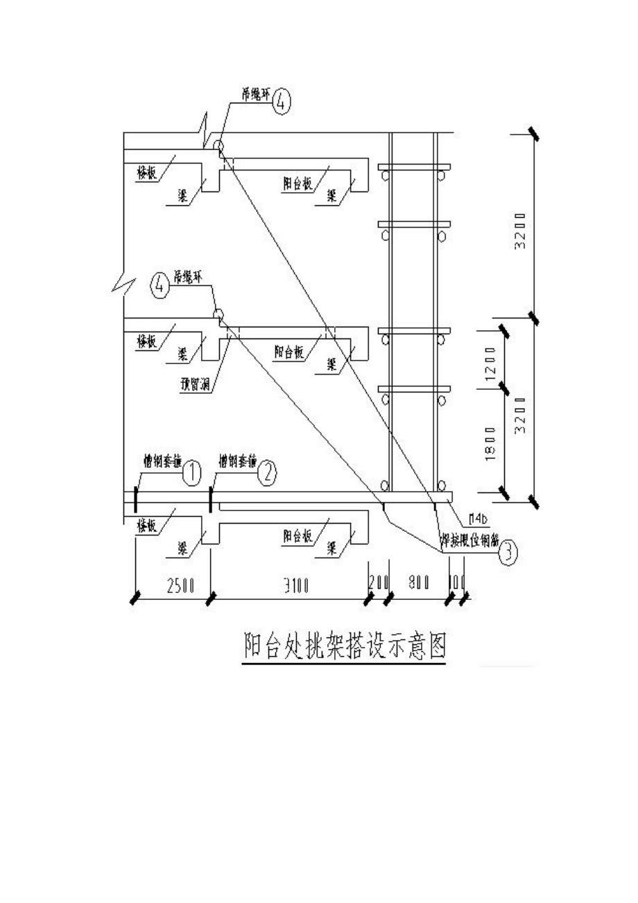 型钢外挑脚手架专项施工方案.doc_第3页