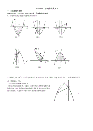 最新中考数学二次函数专题复习超强整理.doc