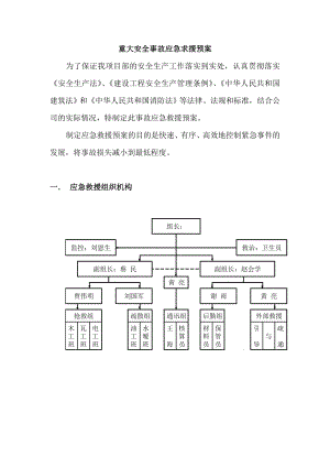 建设工程重大安全事故应急救援预案.doc