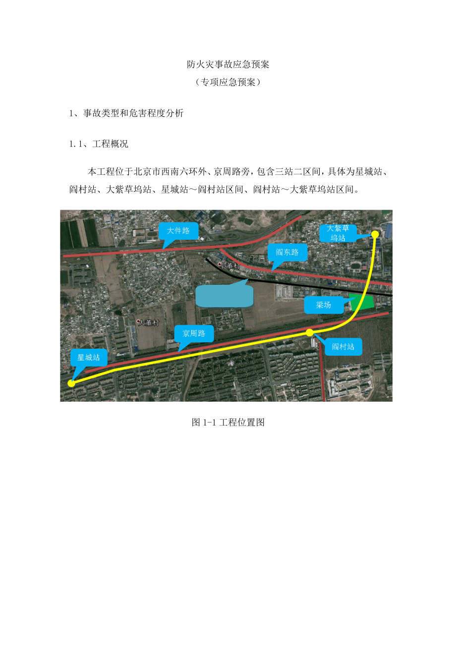 工程防火灾应急预案.doc_第1页