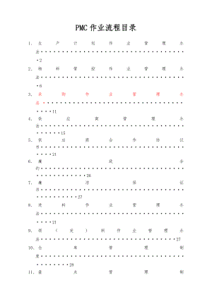 完整的PMC部门作业流程生管_采购与仓库管理制度.doc