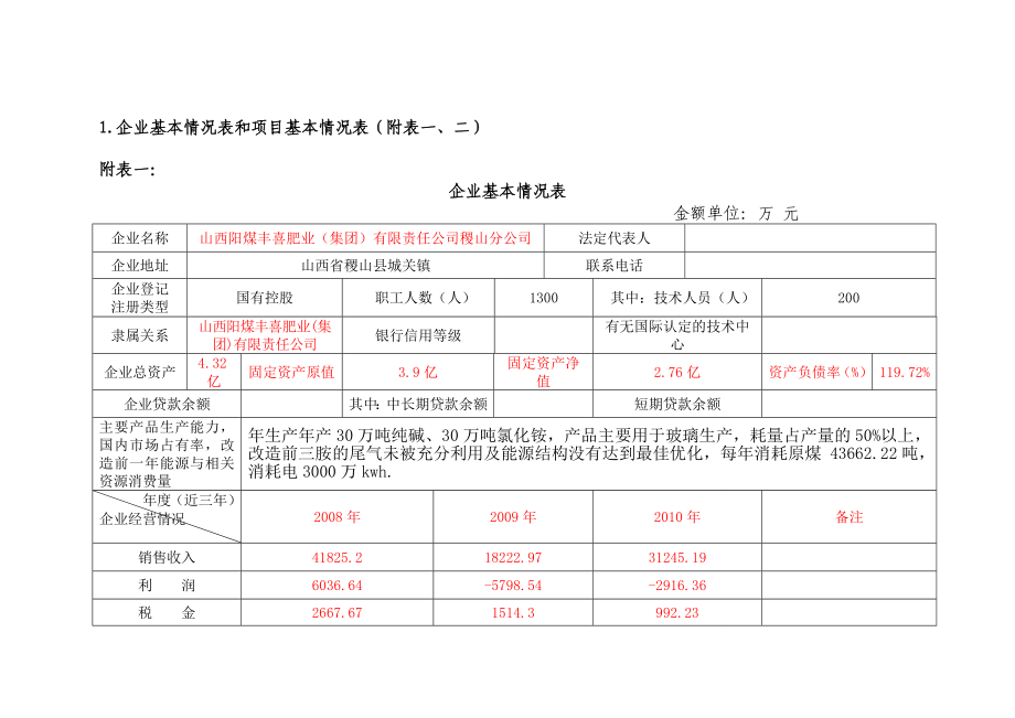 氨醇系统优化及纯碱系统扩能改造节能资金项目申请报告.doc_第3页