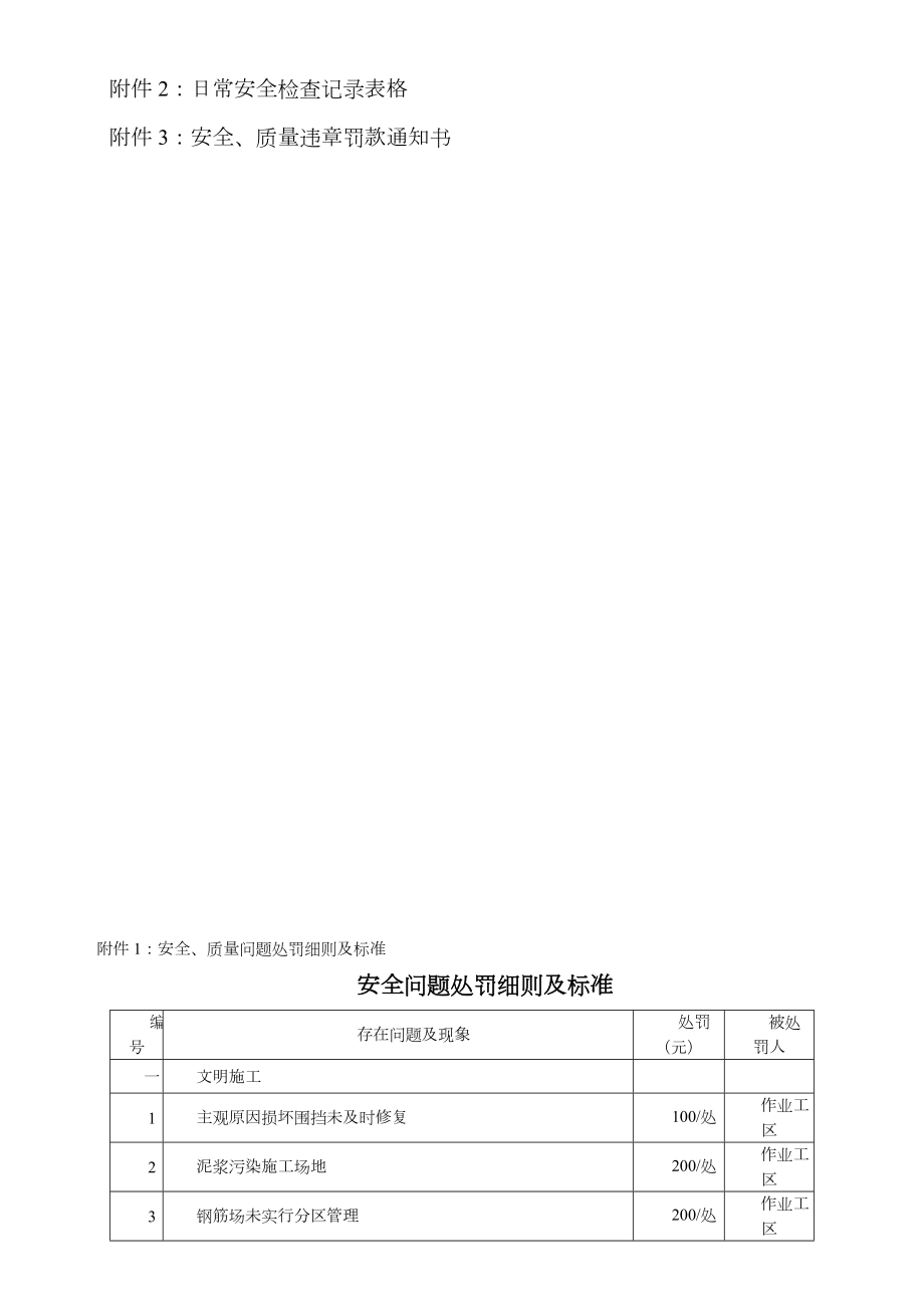 工程施工安全质量考核处罚办法.doc_第2页