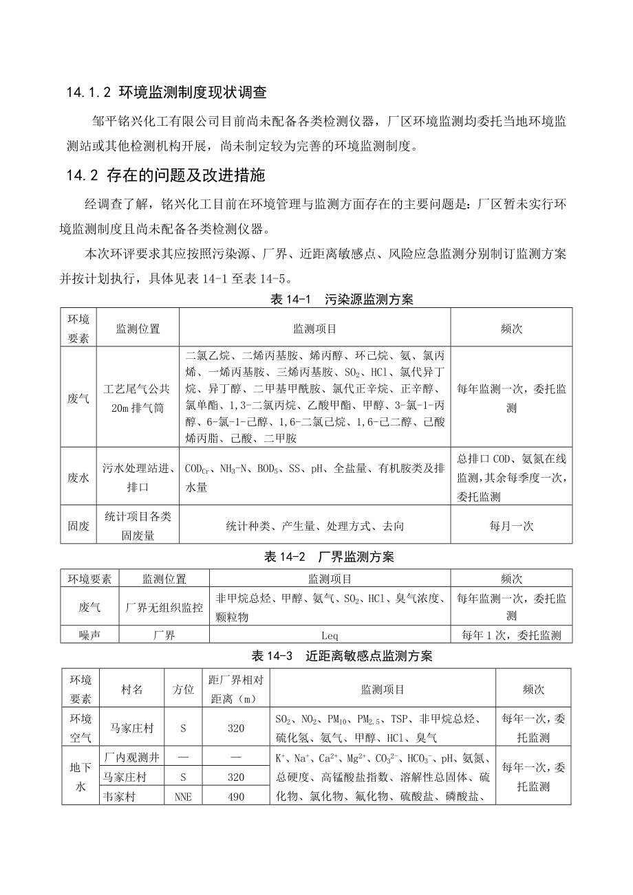 环境影响评价报告公示：二甲基二烯丙基氯化铵二烯丙基胺现状环境影响评估报告环境环评报告.doc_第2页