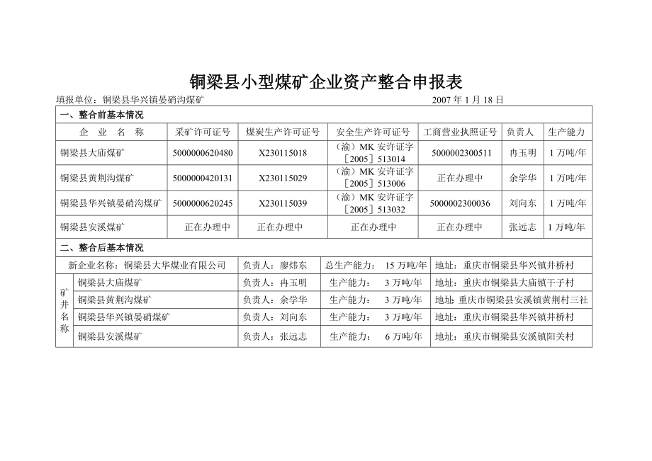 煤矿企业资产整合申报表.doc_第3页