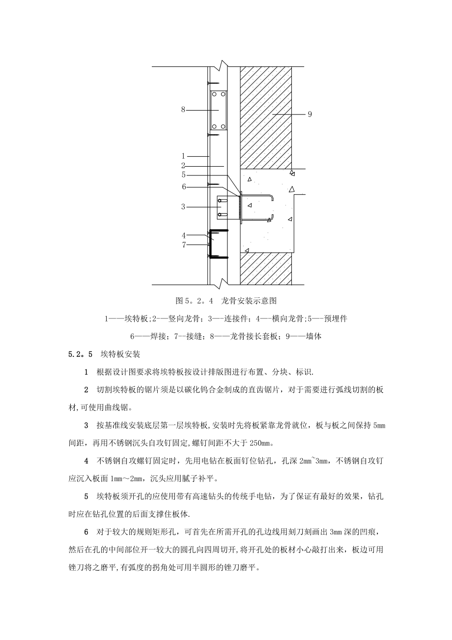 外墙干挂的埃特板施工工法.doc_第3页