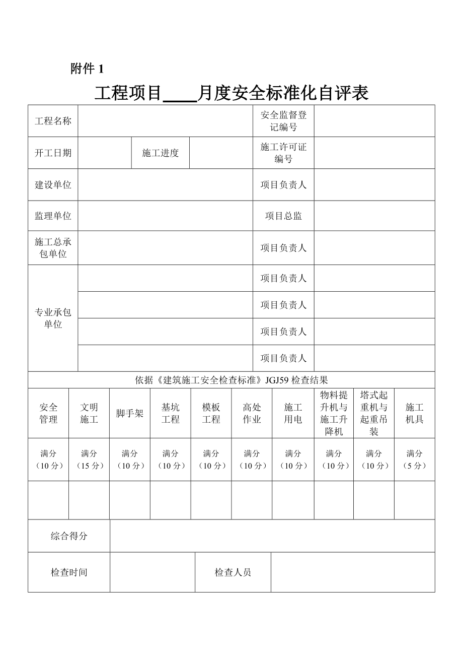 项目安全生产标准化自评材料.doc_第2页