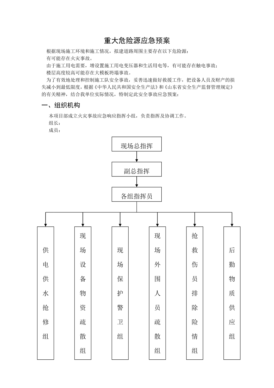 重大危险源针对性应急预案.doc_第1页